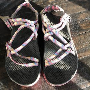 Multi colored Chacos